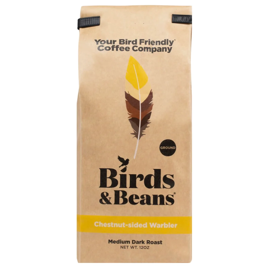 BIRDS & BEANS WARBLER COFFEE  (MEDIUM-DARK ROAST)